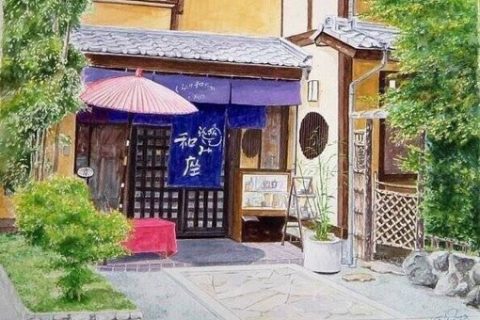 日本插画师Hiroki的东京小镇街头建筑水彩画欣赏