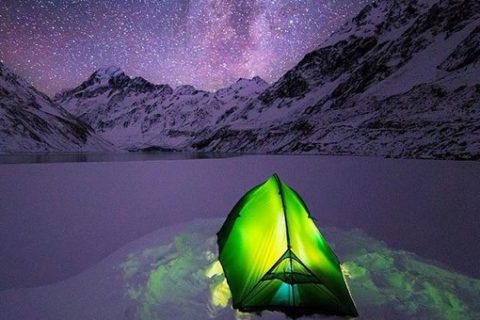 instagram摄影师vincest的野外露营星空摄影美图