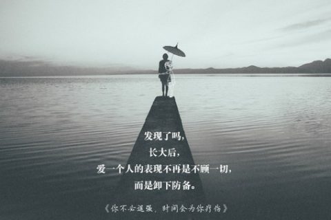 《你不必逞强,时间会为你疗伤》中的小清新文字摘录