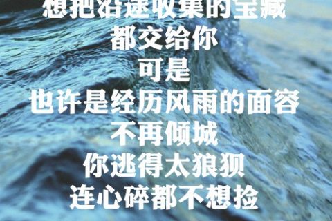 不求安慰，只希望有人能懂_有点负能量的文字图片