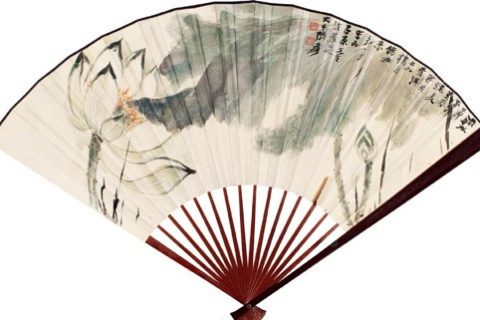 国画大师张大千的扇页画作欣赏