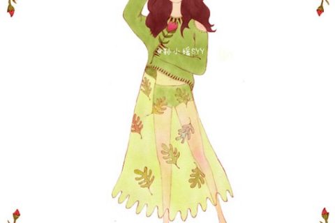 请你继续善良着_插画师孙小媛SYY的小清新女生文字插画