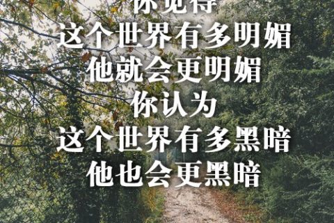 一组很意境很文艺的唯美图片带字素材