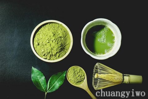 清新的抹茶甜品美图图片