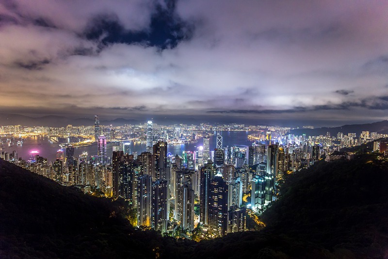 旅行在香港的风光图片