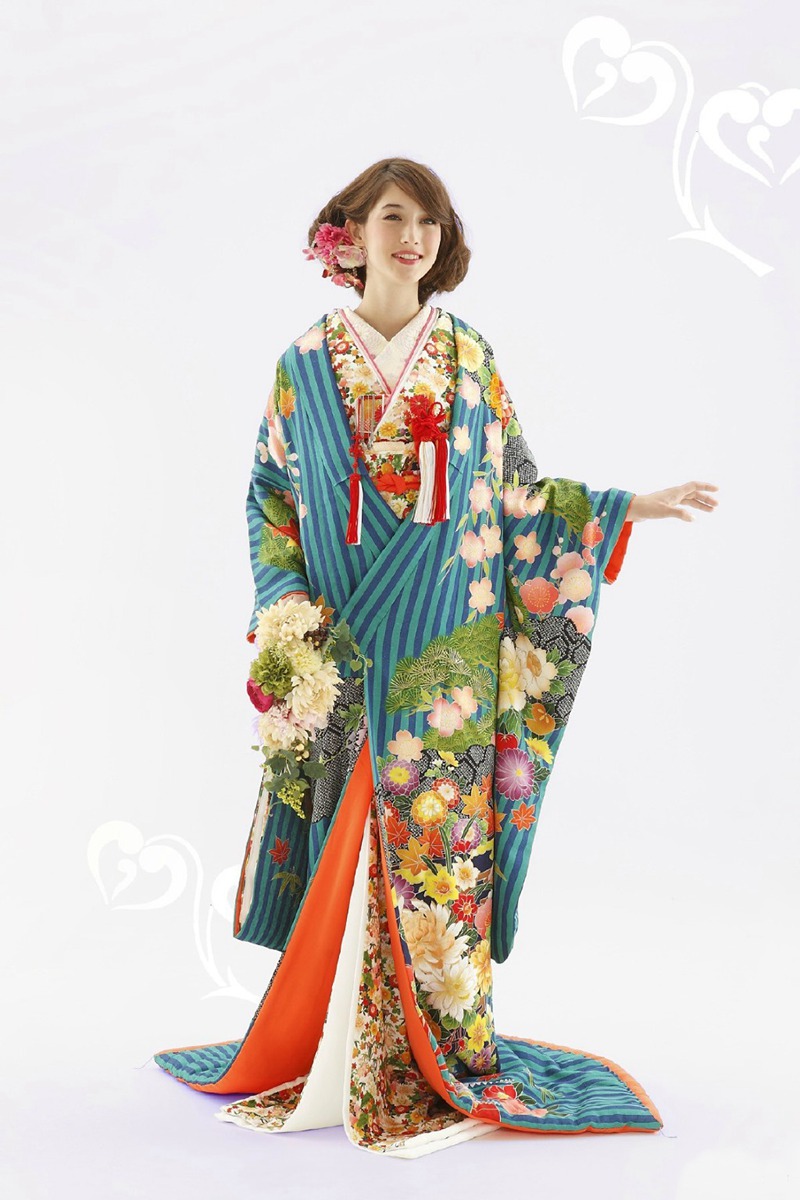 华丽的日本打褂和服唯美图片