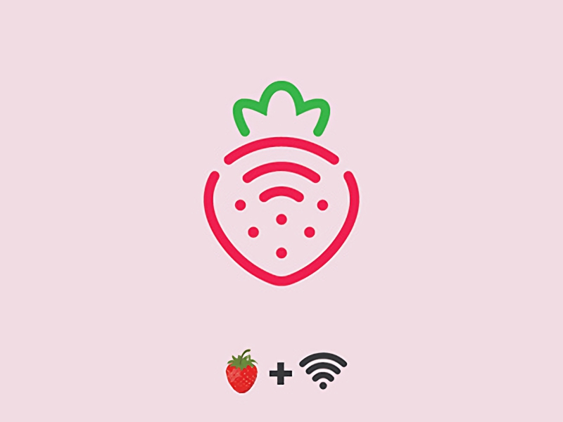 可爱的WIFI创意logo设计作品