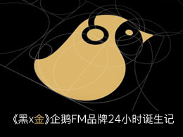 《黑x金》企鹅FM品牌24小时诞生记