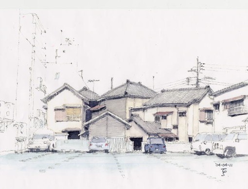 小清新插画师坂田融的日本风景插画