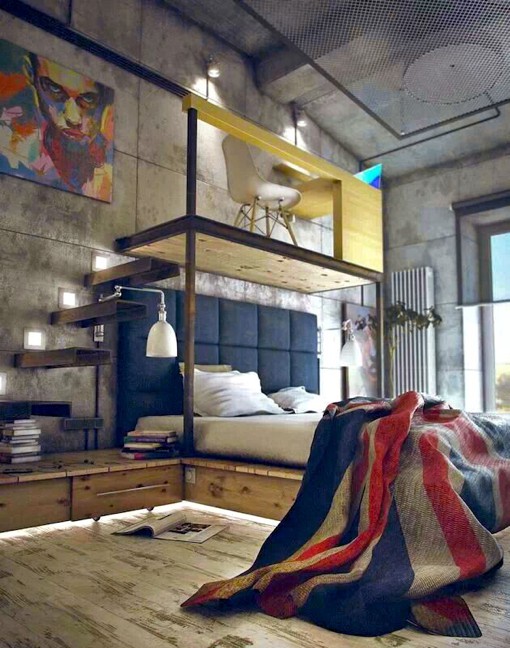 LOFT风格的内复室内装修设计作品