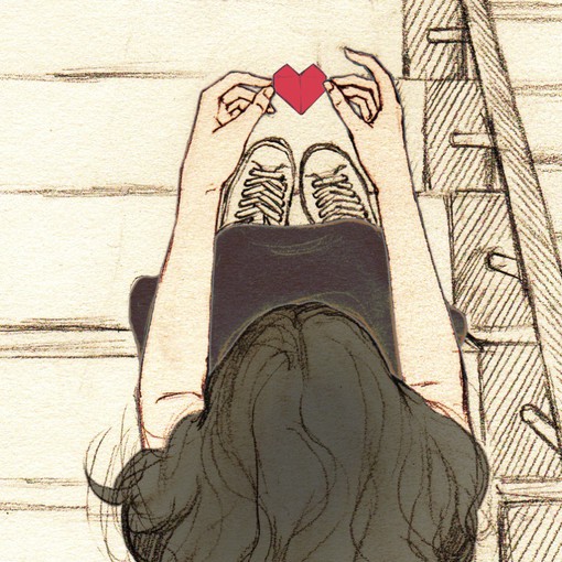 韩国插画师살구(salgoo)甜美小清新情侣插画