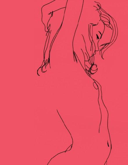Ed Hodgkinson的女性人体艺术插画