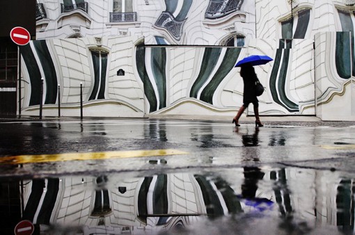 摄影师 Christophe Jacrot拍摄的雨中巴黎城市摄影