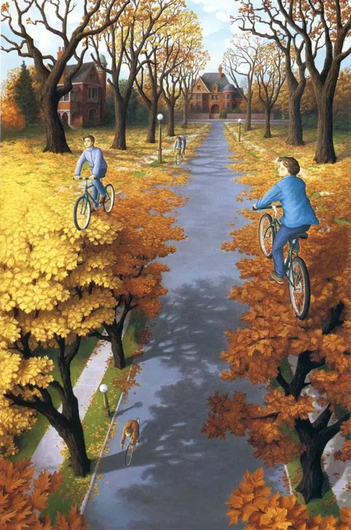 插画师Rob Gonsalves的视觉系插画