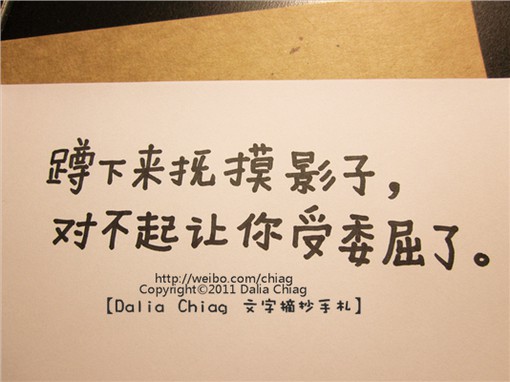 dalia chiag的文字摘抄手札