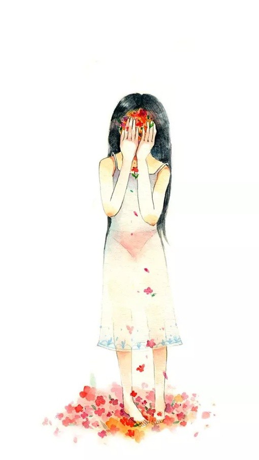 画风很清新素雅的童话风格唯美插画