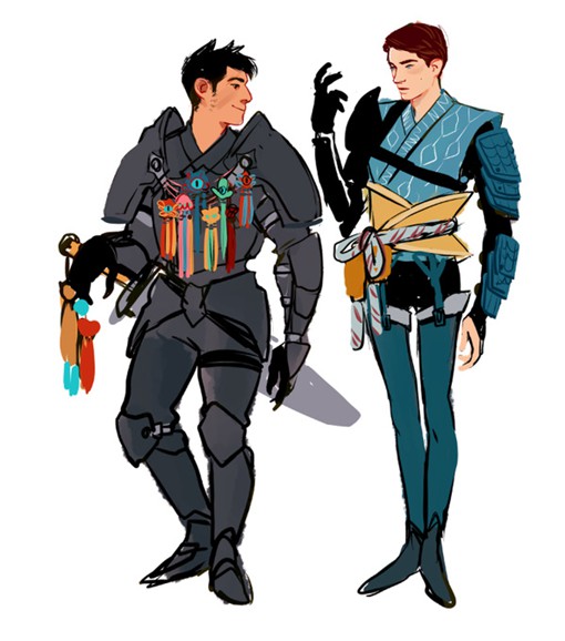 插画师siobhanchiffon的男生友情基腐美式插画图片