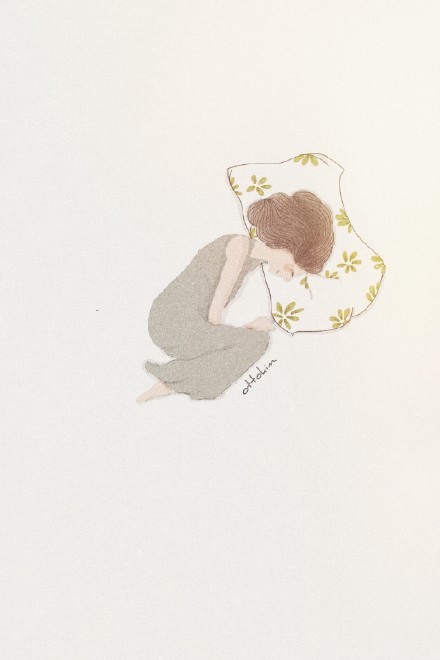 小清新画师ottokim的素雅文艺的女生绘本作品