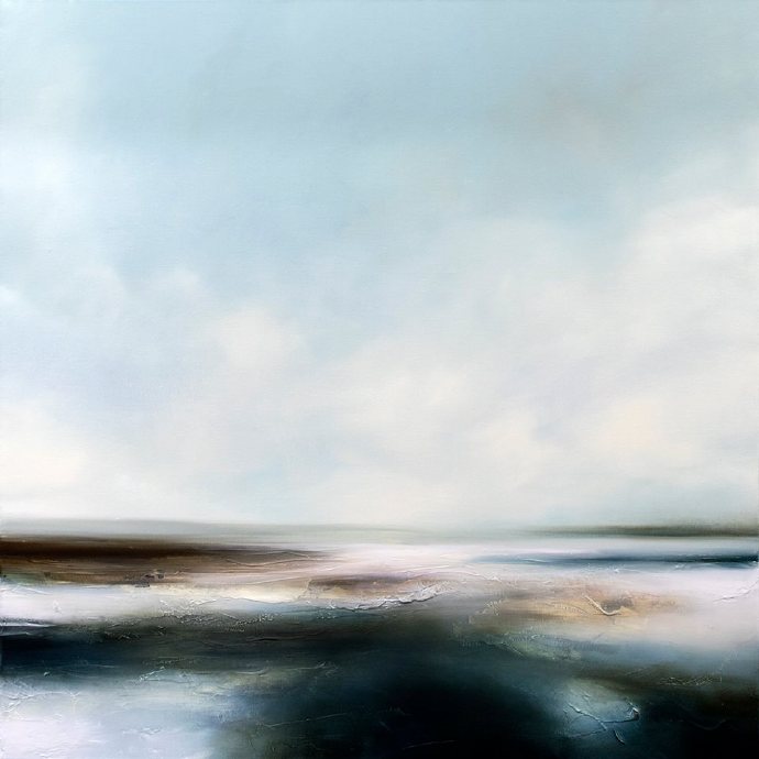 插画师Paul Bennett混沌初开般的视觉系天空风光绘画