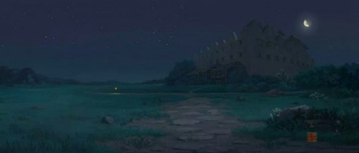 《大鱼海棠》中的摄人心魄的唯美精致的场景插画图片