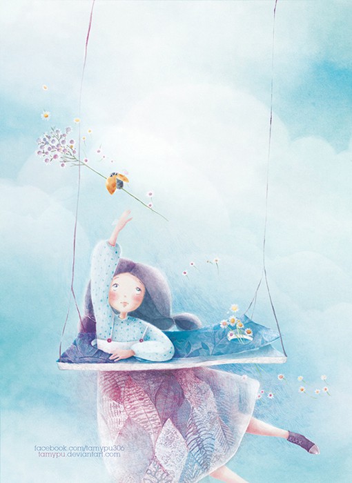 Thaimyphuong柔情似水的唯美童话风插画佳作