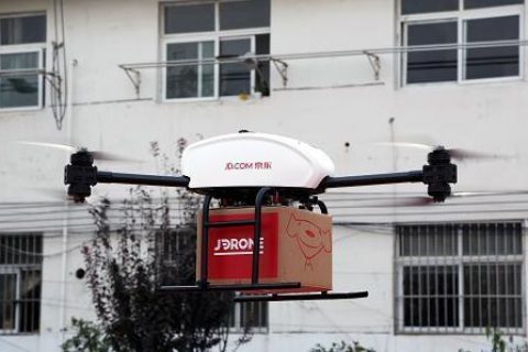 京东无人机可把一吨货物送到偏远农村，未来要覆盖中国10个省份