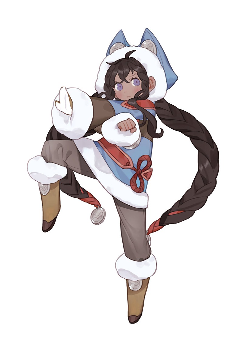 萝莉娃娃脸女孩插画图片